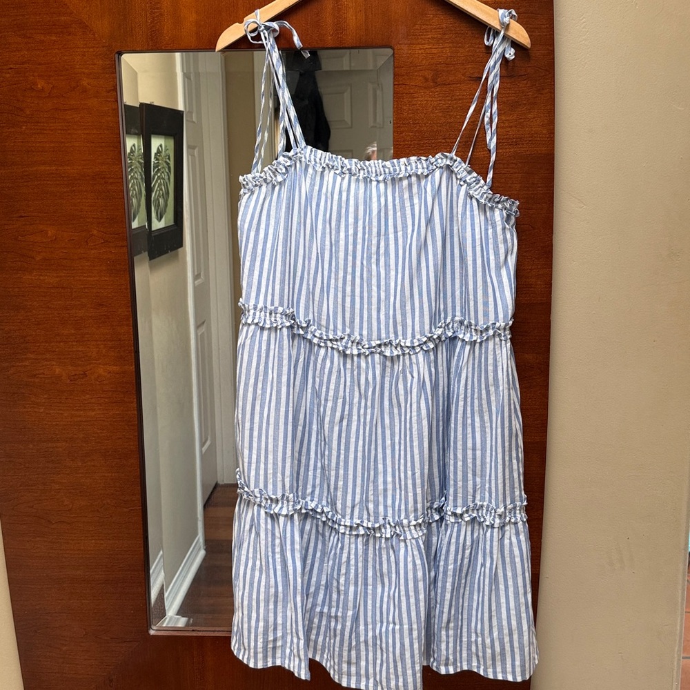Rails Caralyn Striped Tank Mini Dress Large - Picture 6 of 8